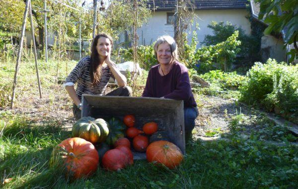 Près de Chambéry, Aline prête son jardin à Sylvie