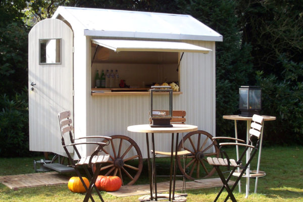 Cabine de plage blanche par Art jardin