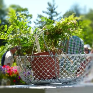 Panier de récoltes artisanal