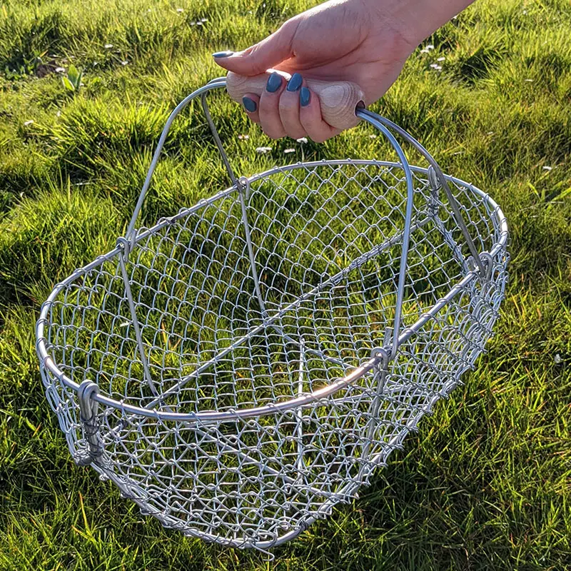 Panier de récoltes artisanal