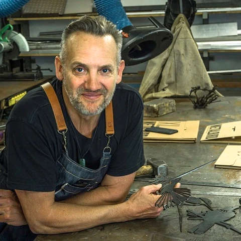 Phil Waters, créateur de METALBIRD