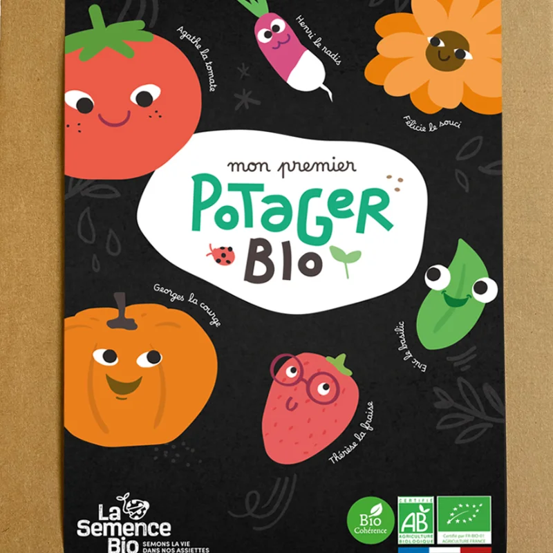 Coffret Mon premier potager bio