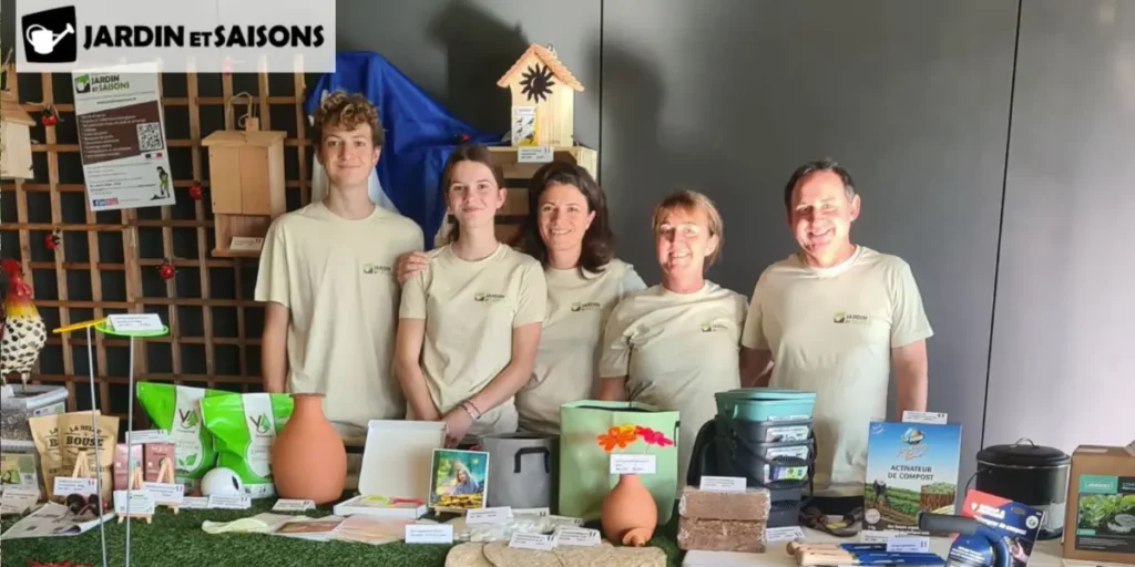 Une partie de l'équipe de Jardin et Saisons